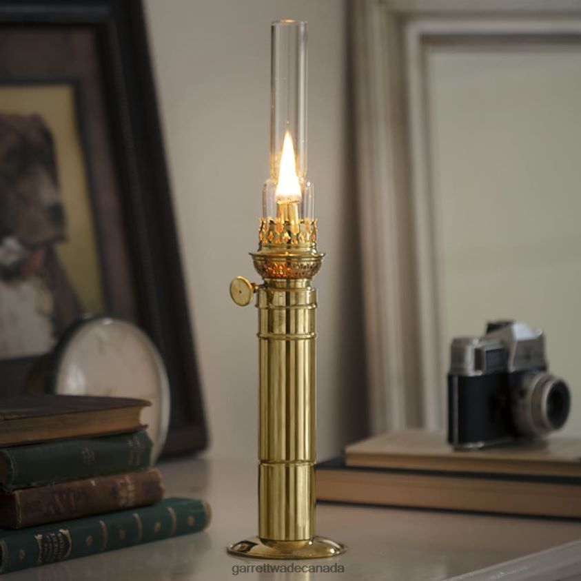 Garrett Wade Brass Column Oil Lamp 8628N2404 Outdoor