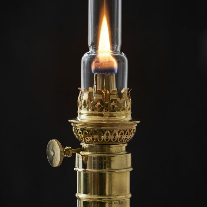 Garrett Wade Brass Column Oil Lamp 8628N2404 Outdoor