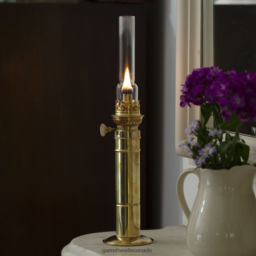 Garrett Wade Brass Column Oil Lamp 8628N2404 Outdoor
