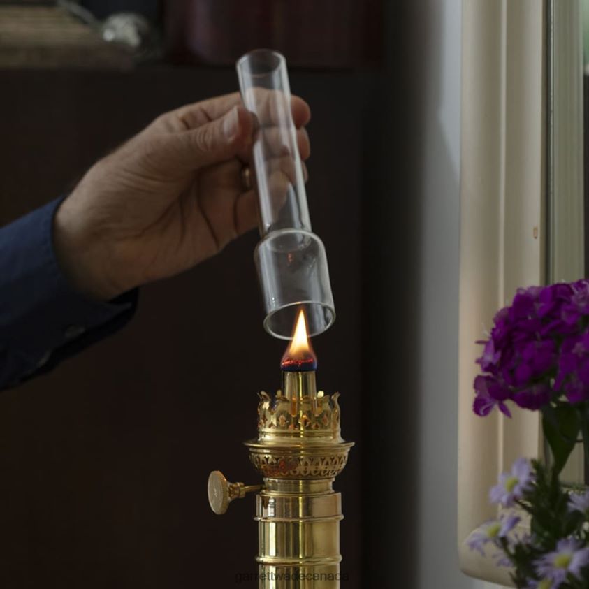 Garrett Wade Brass Column Oil Lamp 8628N2404 Outdoor