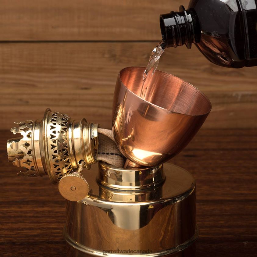 Garrett Wade Extra-Bright Brass Oil Lamps 8628N2405 Outdoor