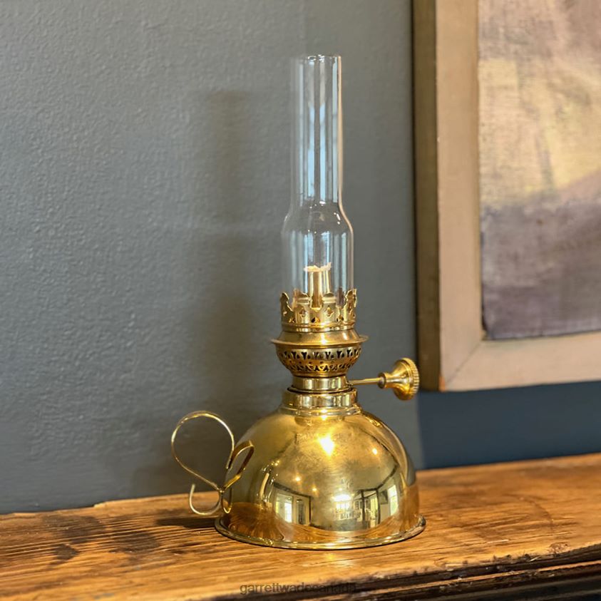Garrett Wade Extra-Bright Brass Oil Lamps 8628N2405 Outdoor