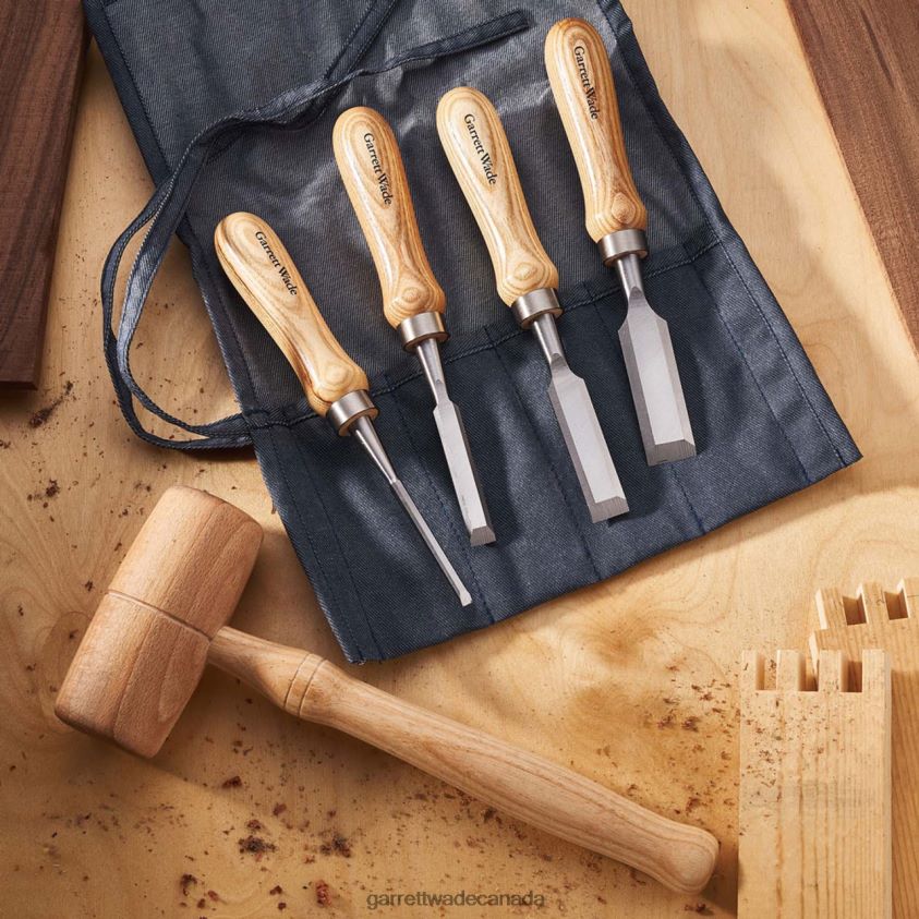 Garrett Wade Chisels and Wooden Joinery Mallet Set 8628N2679 Woodworking