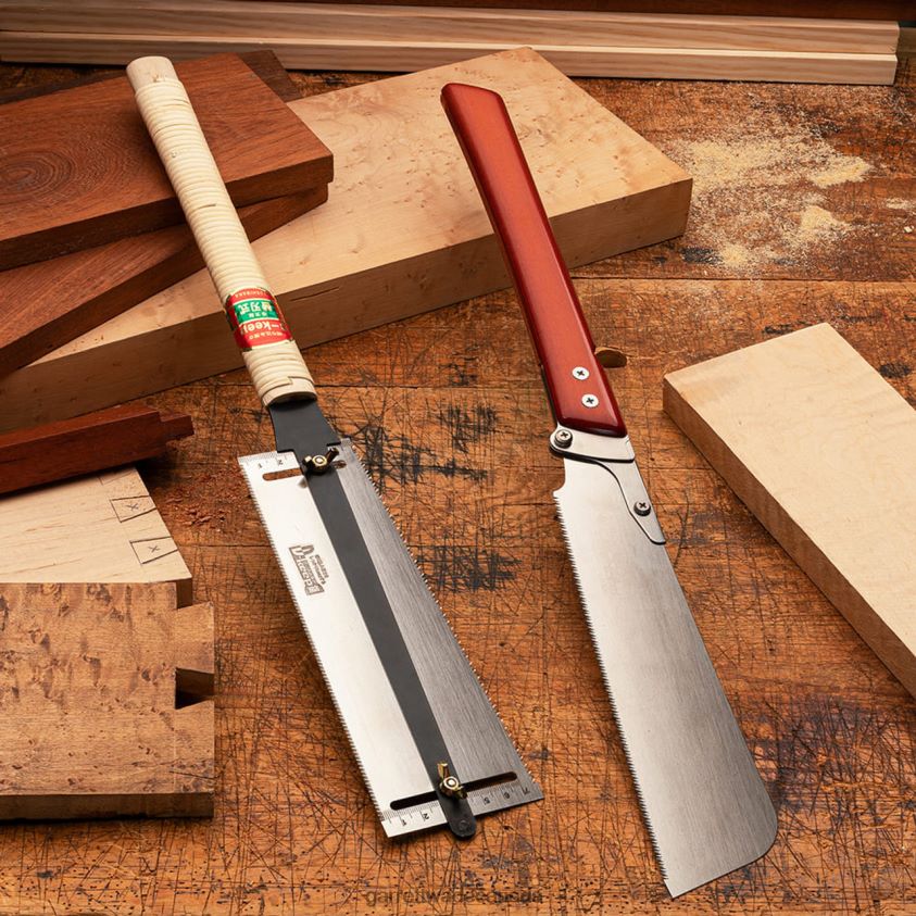 Garrett Wade Japanese Ryoba Saw with Adjustable Depth-Stop 8628N2625 Woodworking