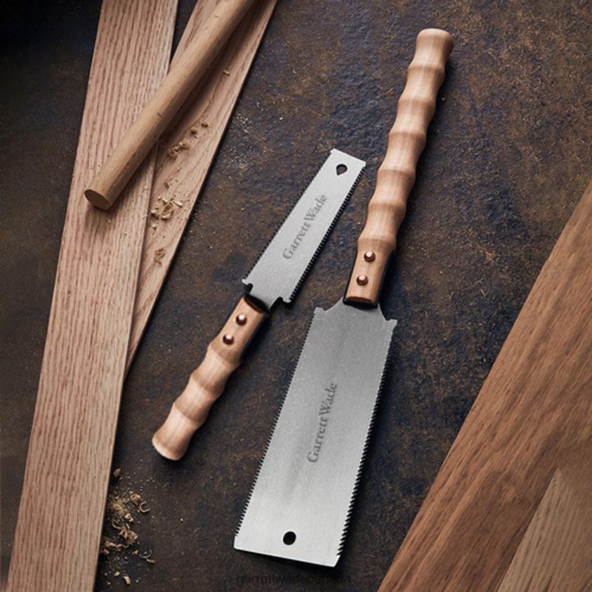 Garrett Wade Two Japanese-Style Razor Saws With Beechwood Handles 8628N2618 Woodworking