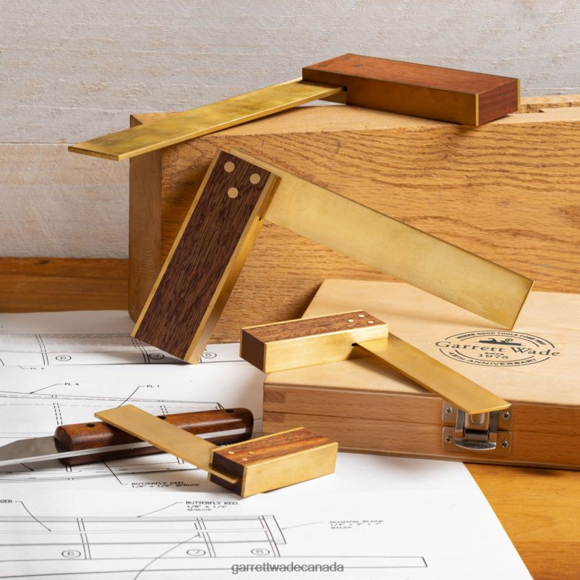 Garrett Wade Rosewood & Brass Try Squares 8628N2659 Woodworking