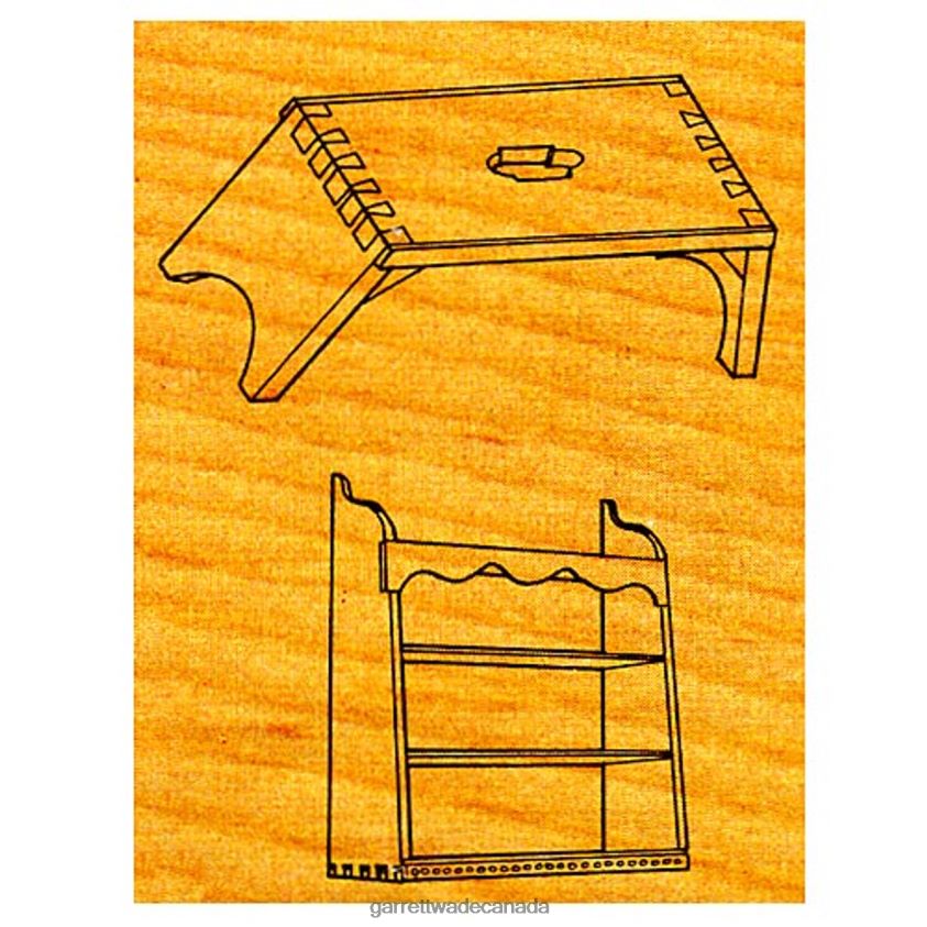 Garrett Wade Footstool & Shelves - Stock #OS13 8628N2730 Woodworking