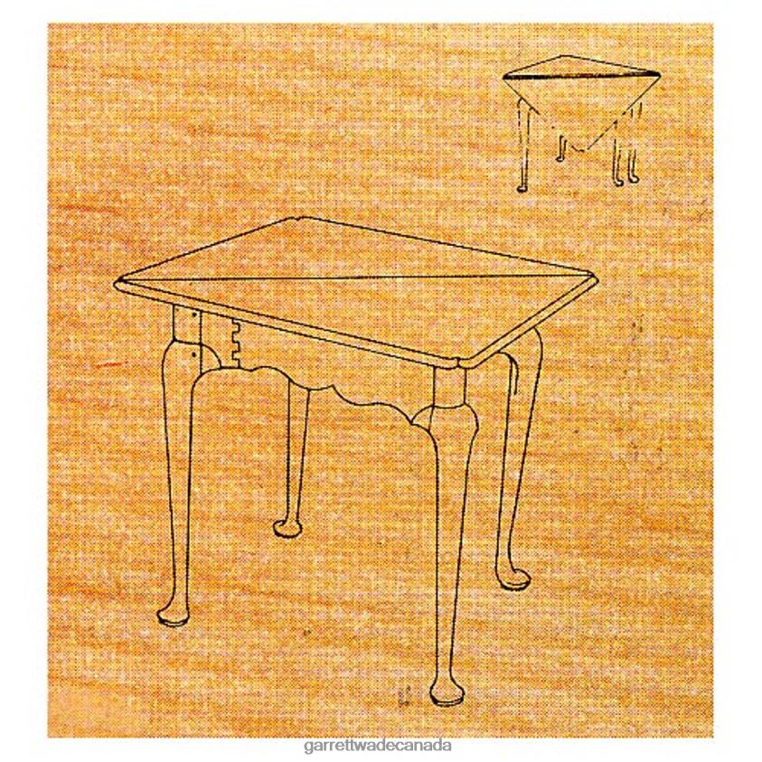 Garrett Wade Queen Anne Corner Table - Stock #34 8628N2735 Woodworking