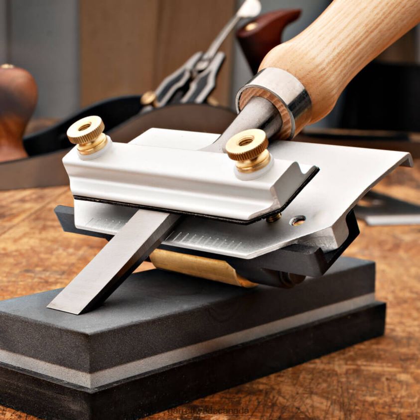 Garrett Wade 2-in-1 Honing Guide with Brass Roller 8628N2686 Woodworking