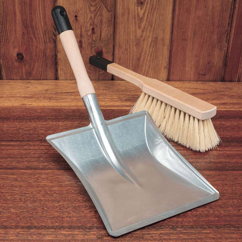 Garrett Wade Fireplace Ash Scoop with Hand Broom 8628N2503 Workshop