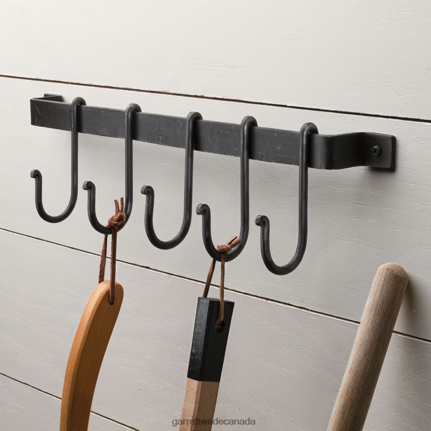 Garrett Wade Forged Flat Iron Rack with 5 S-Hooks 8628N2498 Workshop