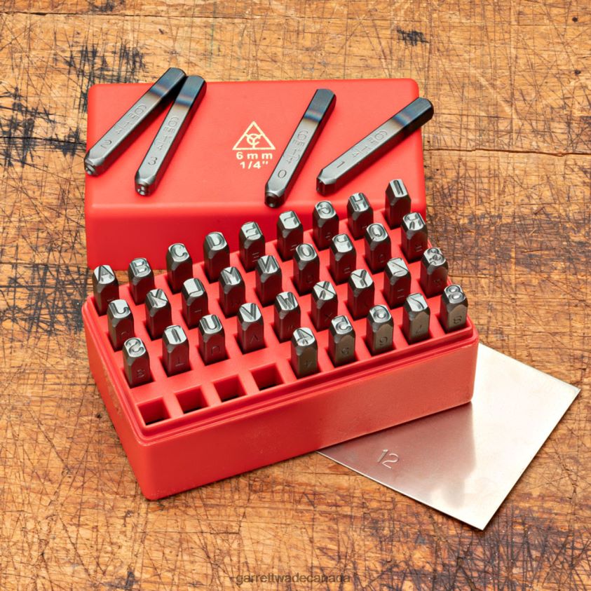 Garrett Wade Alphanumeric Solid Steel Stamps 8628N2582 Workshop