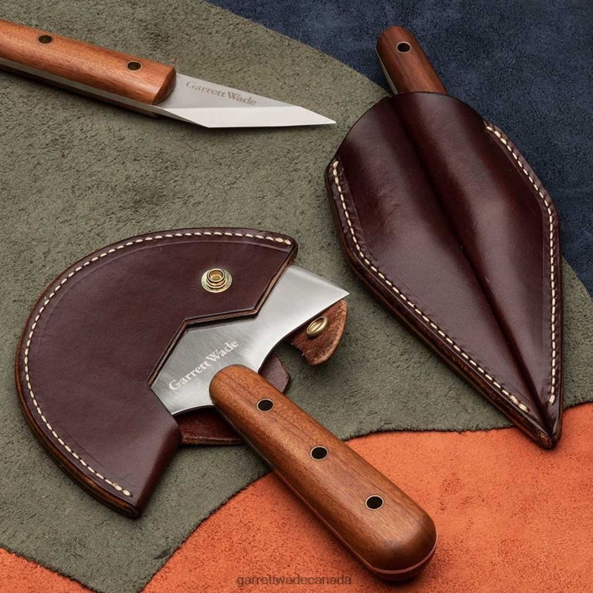 Garrett Wade Left & Right Leatherworking Knives 8628N2599 Workshop
