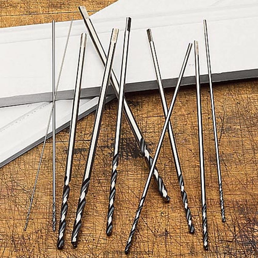 Garrett Wade Long Aircraft Drill Bit Set (10) 8628N2487 Workshop