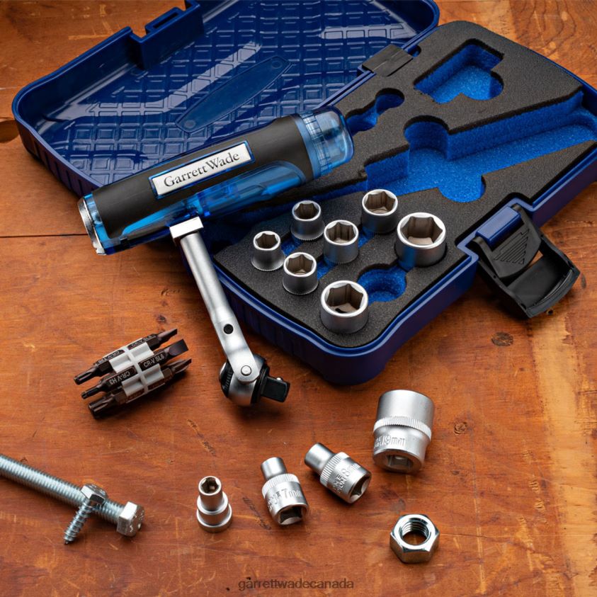 Garrett Wade Omnidirectional T-handle Ratchet Set 8628N2612 Workshop