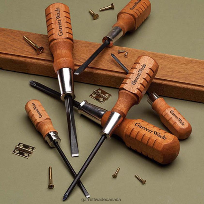 Garrett Wade 6-Piece Multi-Purpose Screwdriver Set 8628N2434 Workshop