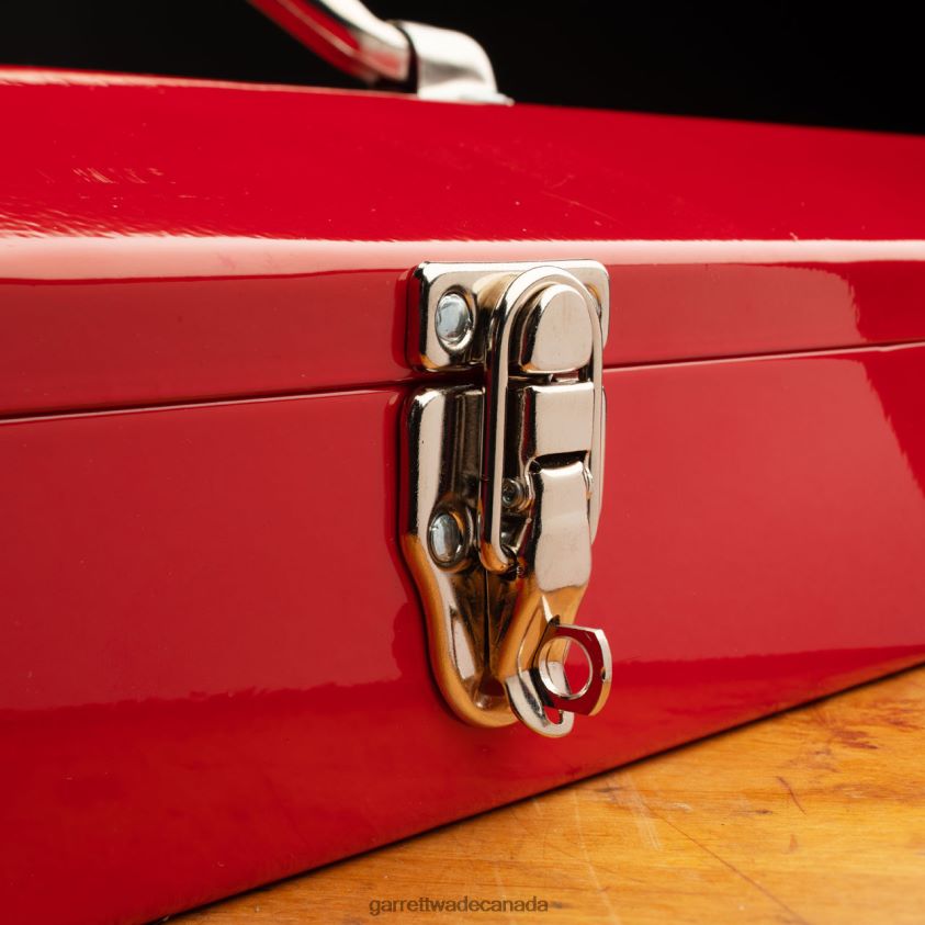 Garrett Wade Red Steel ''Torpedo'' Toolbox 8628N2459 Workshop