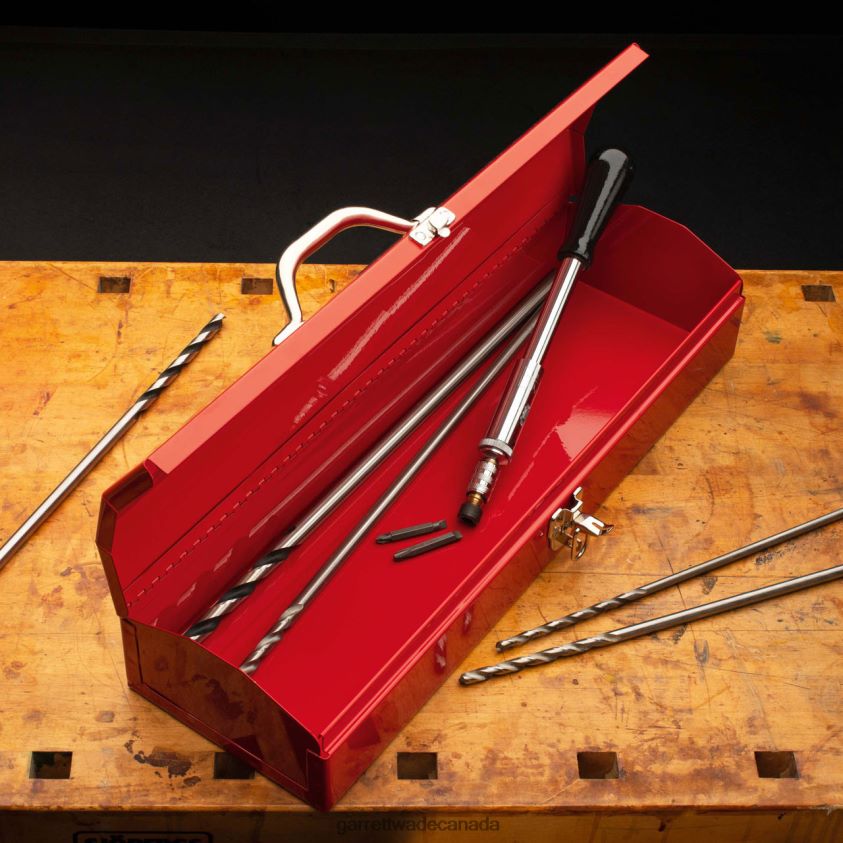 Garrett Wade Red Steel ''Torpedo'' Toolbox 8628N2459 Workshop